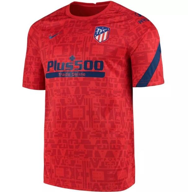 Atletico Madrid Red Training Shirt 2020/21